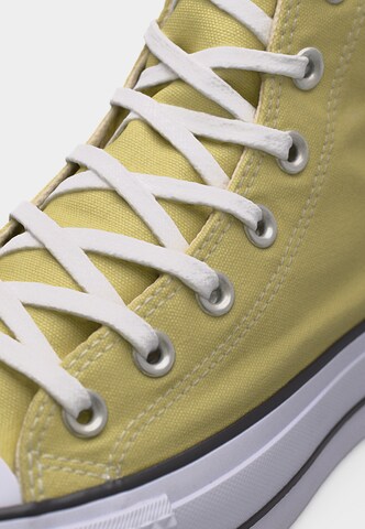 CONVERSE Кроссовки на платформе 'CTAS' в Зеленый