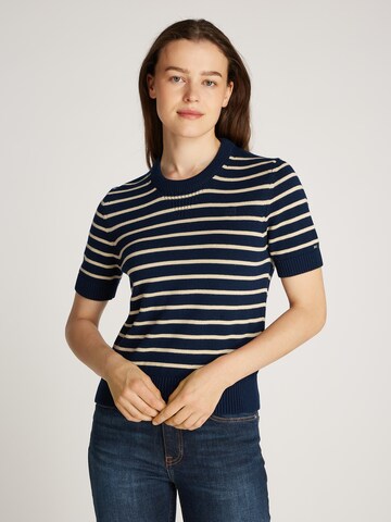 Pull-over TOMMY HILFIGER en bleu : devant