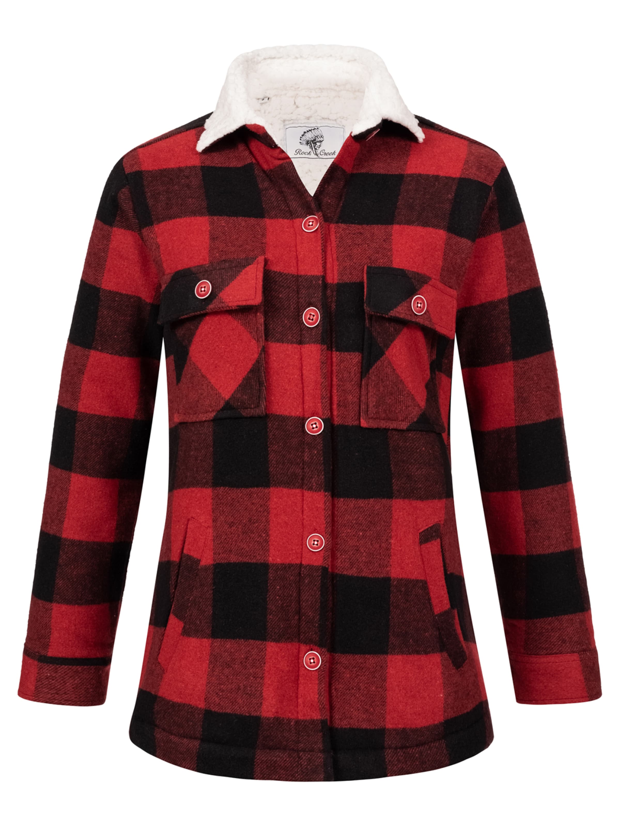 Rock Creek Jacke in Rot: Vorderseite