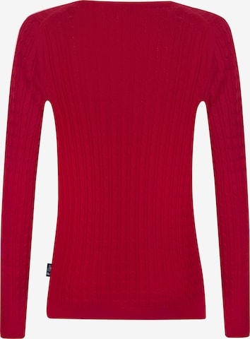 DENIM CULTURE - Pullover 'Verla' em vermelho