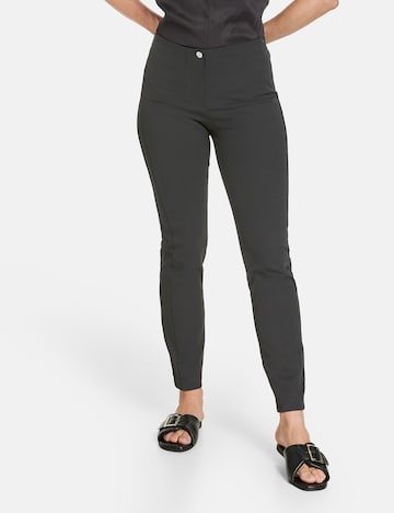 GERRY WEBER Skinny Kalhoty – černá: přední strana