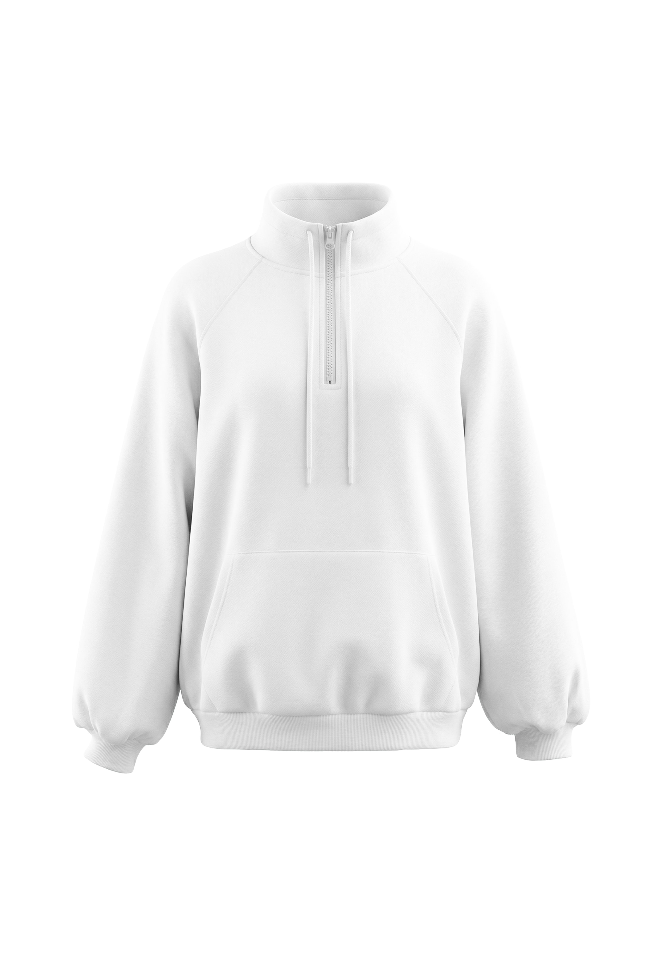 MYMO - Sudadera en blanco: frente