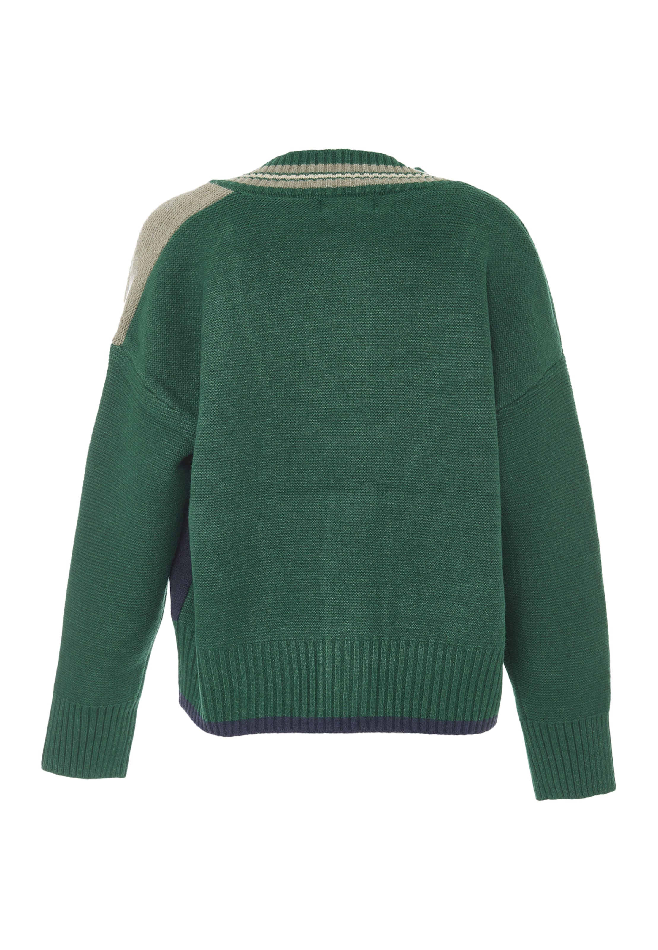 boline Knit Cardigan in Green