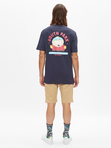 hydroponic - Camiseta 'Hydroponic x South Park Regular-Fit Cartman Graphic T-Shirt' en azul