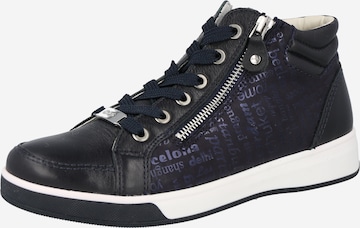 ARA Sneakers hoog 'Rom' in Blauw: voorkant