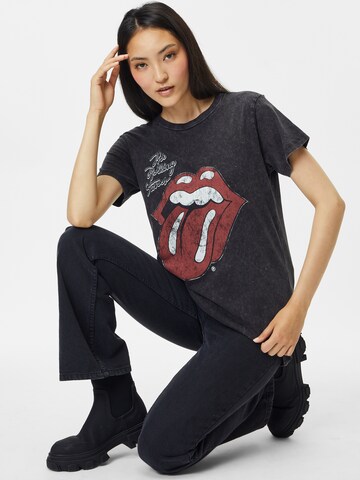 Cotton On Shirt 'ROLLING STONES' in Black