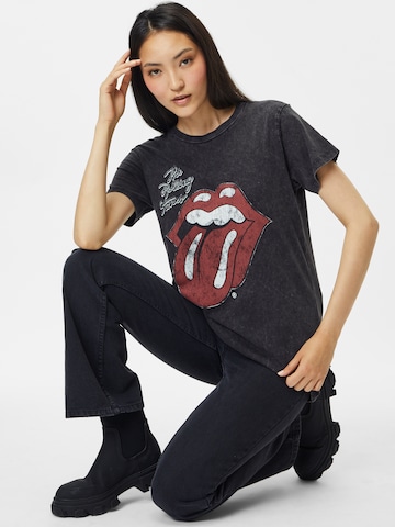 Cotton On - Camiseta 'ROLLING STONES' en negro