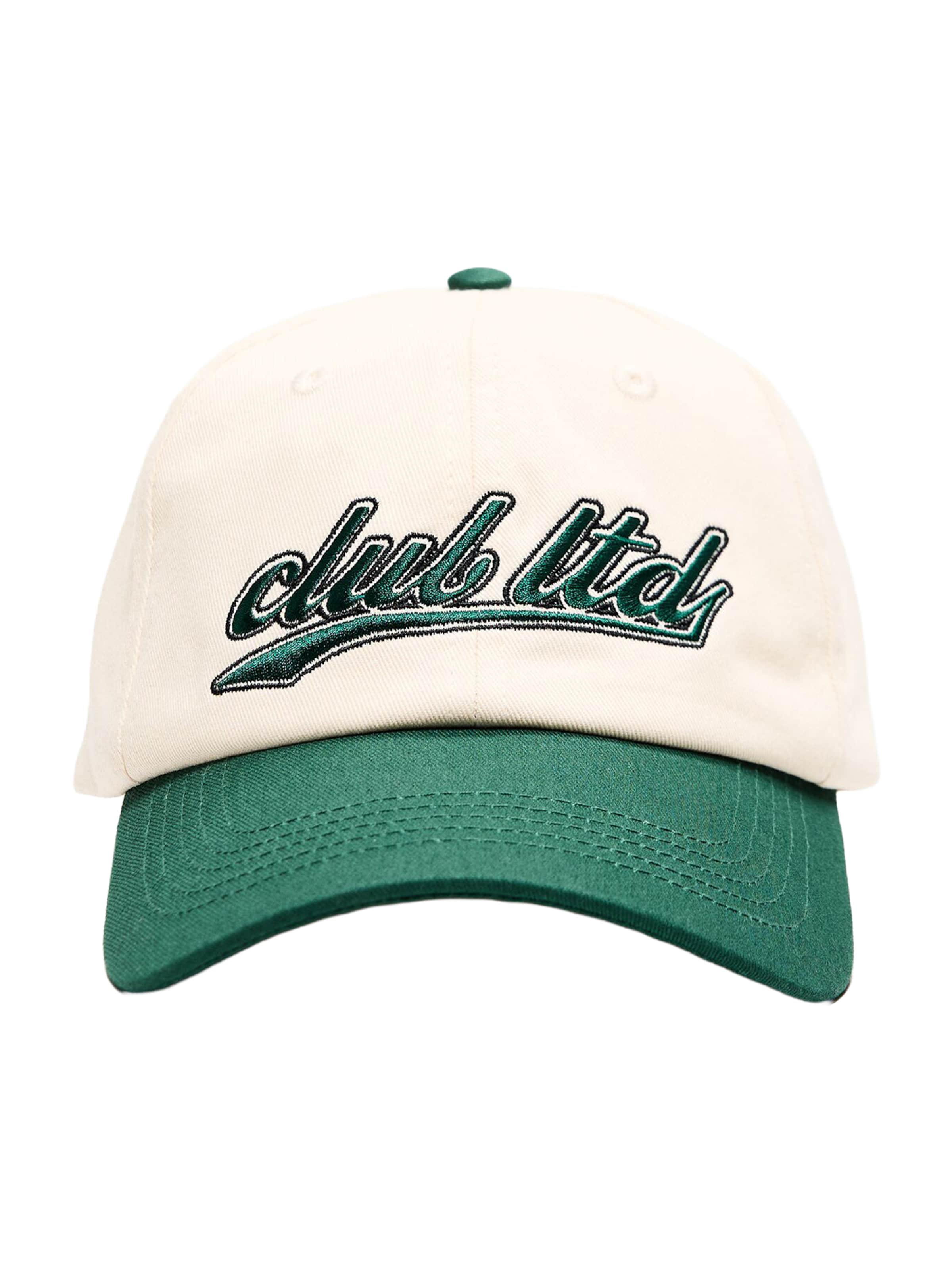 Șapcă de la Bershka pe bej: față