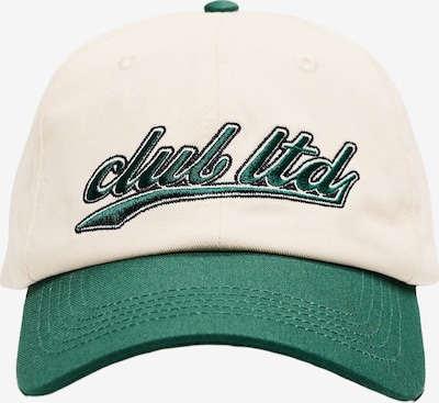 Bershka Lippalakki värissä ecru / vihreä, Tuotenäkymä