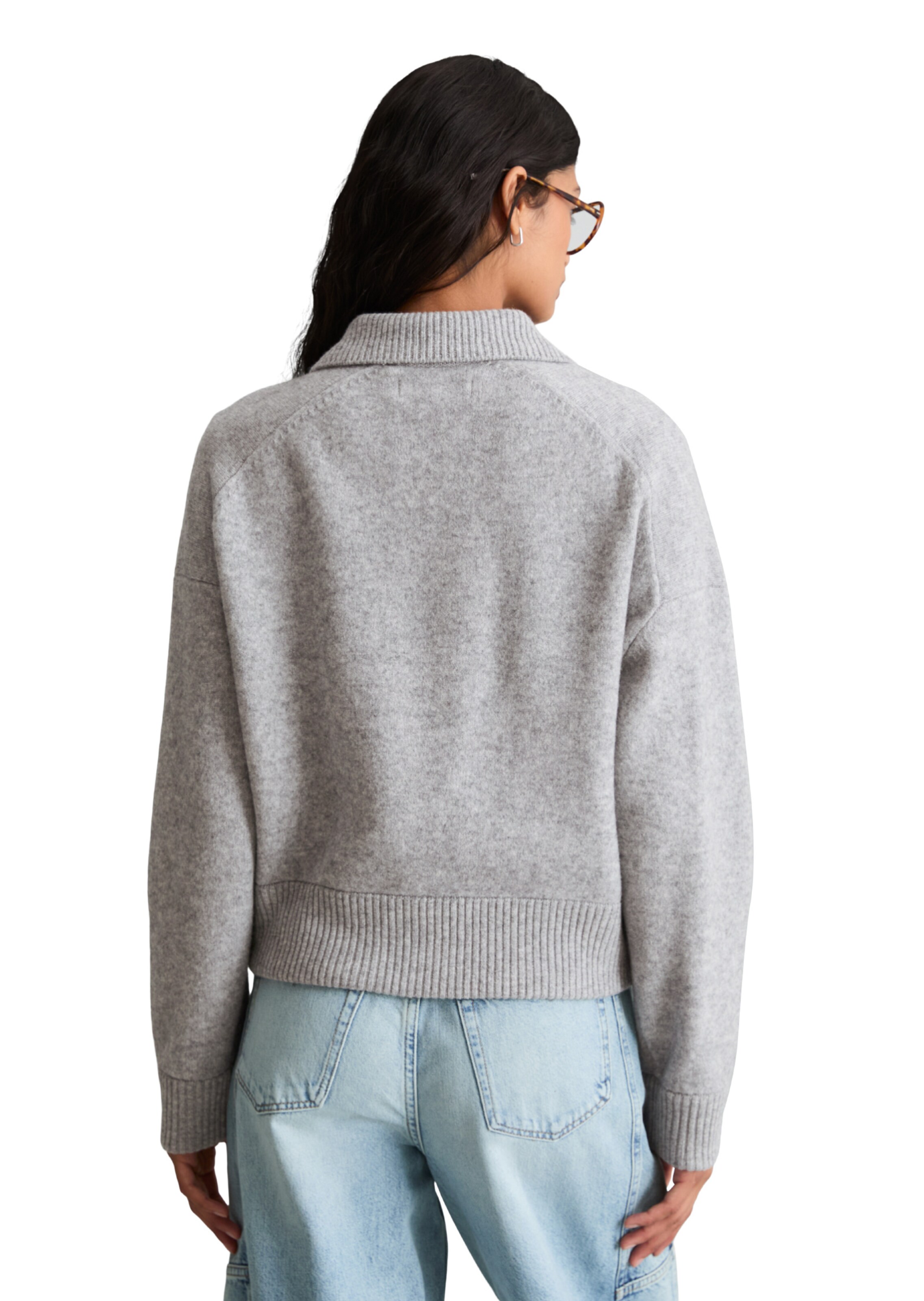 Marc O'Polo DENIM Strickjacke in Grau
