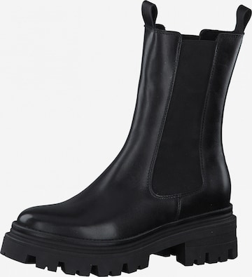 TamarisChelsea čizme - crna boja: prednji dio