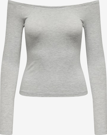 ONLY - Camiseta en gris: frente