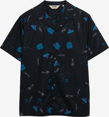 Chemise Superdry & Co en noir : devant