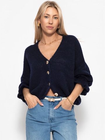 SASSYCLASSY Oversizestrickjacke‌‌‌‌‌‌‌‌‌ in Blau