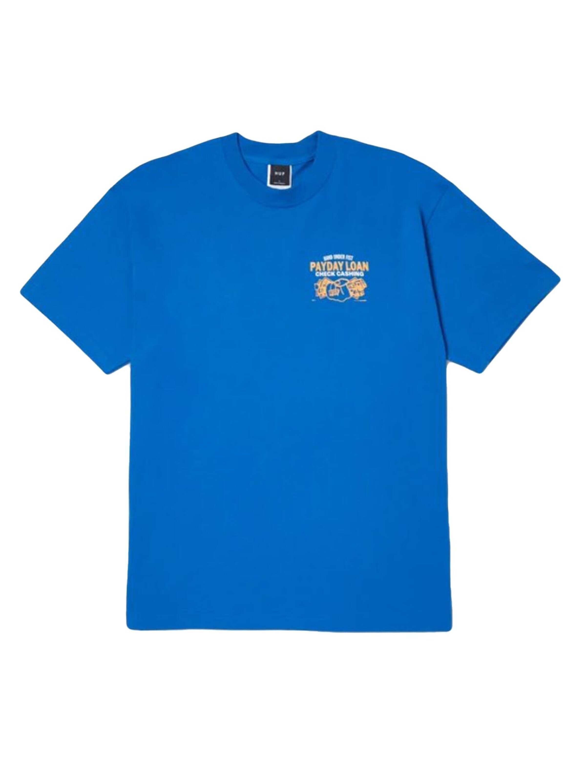HUF Shirt 'PAY DAY T-SHIRT BLUE' in Blauw