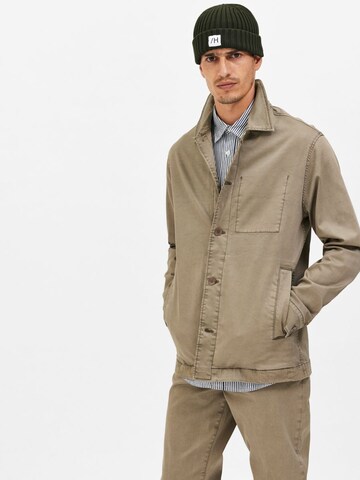 SELECTED HOMME Between-Season Jacket in Green