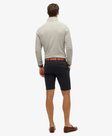 Coupe slim Pantalon chino Superdry en bleu