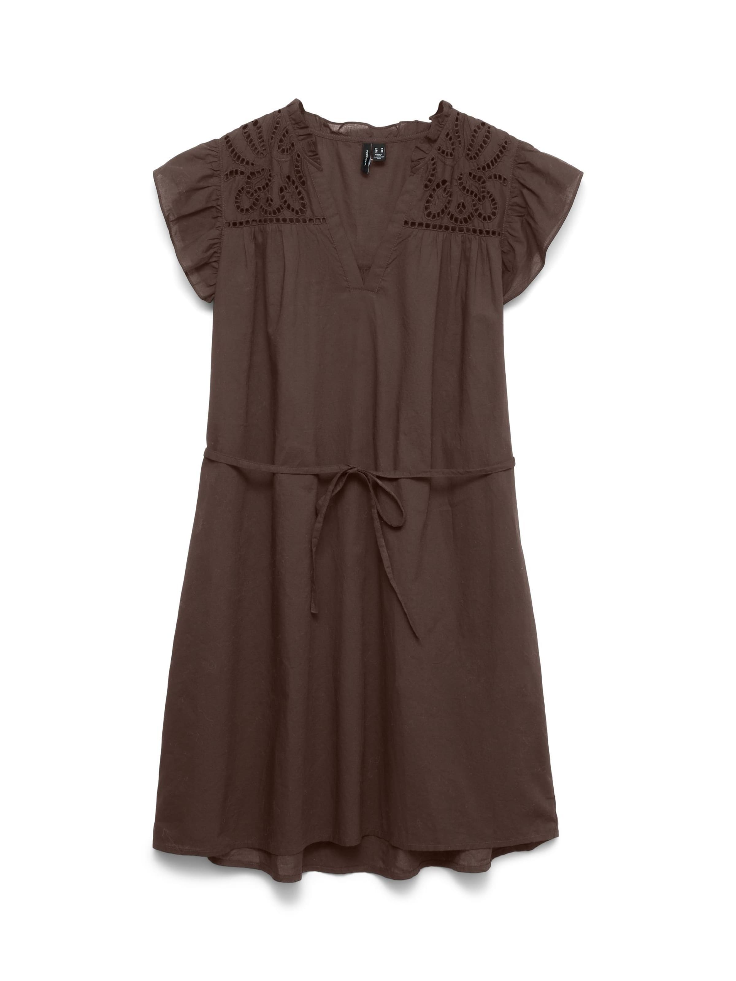 VERO MODA Sommerkjole i brun: forside