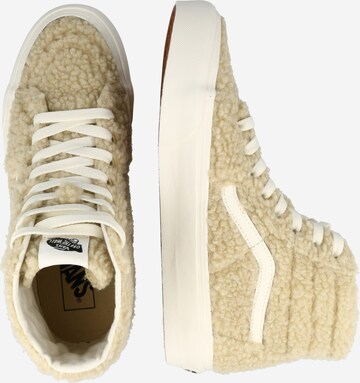 Sneaker alta 'SK8' di VANS in beige