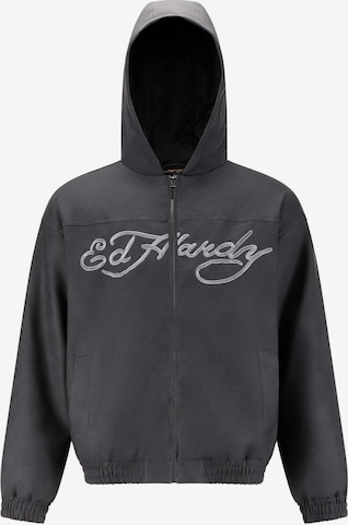 juoda Ed Hardy Demisezoninė striukė 'Soaring Eagles': priekis