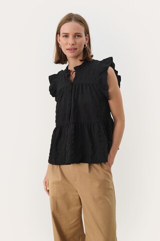 Part Two Bluse 'Gimaline' i sort: forside