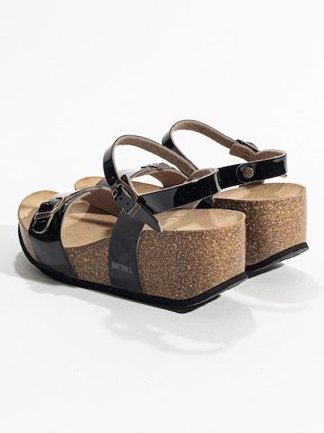 Bayton Remienkové sandále 'AVON' - Čierna