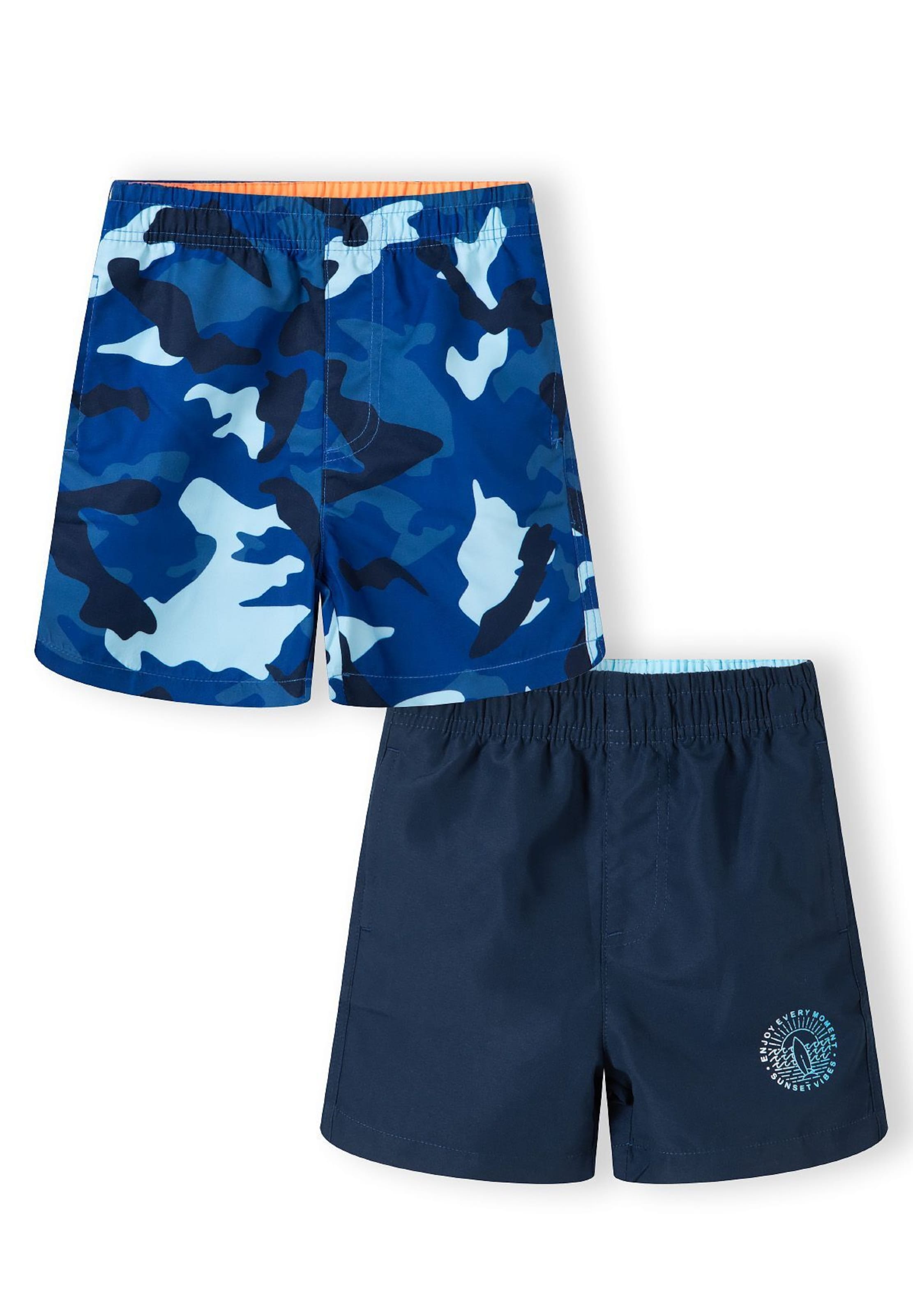 MINOTI Plavecké šortky – modrá: přední strana