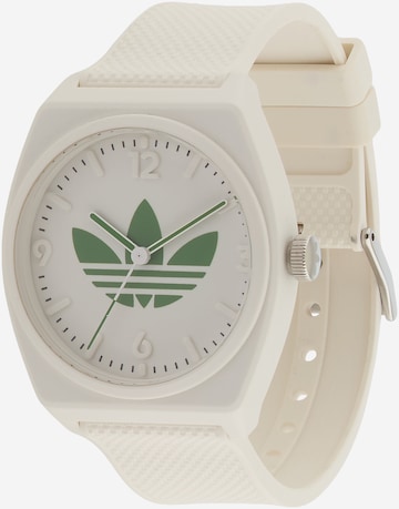 ADIDAS ORIGINALSAnalogni sat 'PROJECT TWO' - bijela boja: prednji dio