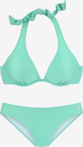 s.Oliver Bikini in Groen: voorkant