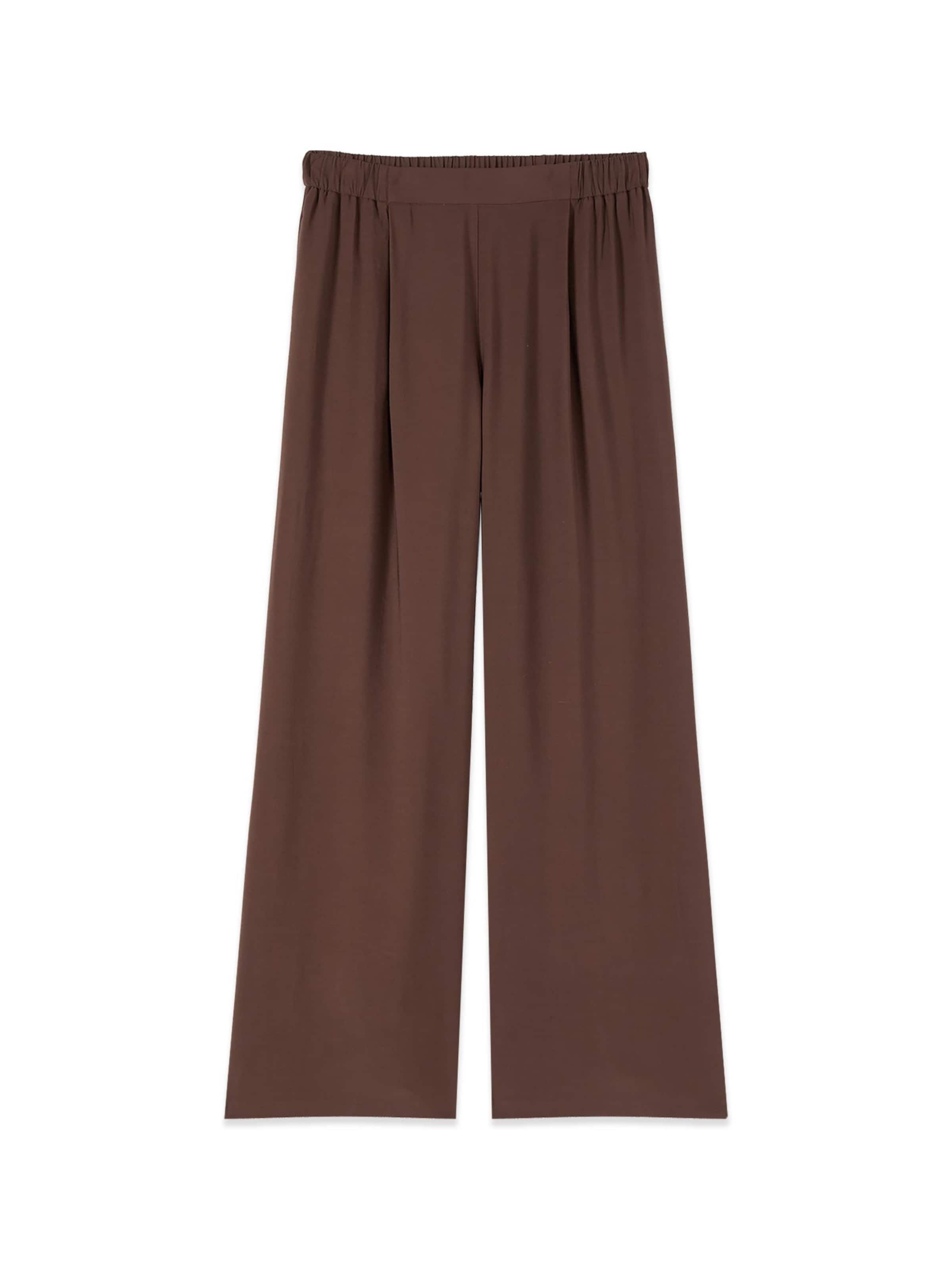 oltre - Ropa ancha Pantalón en marrón: frente