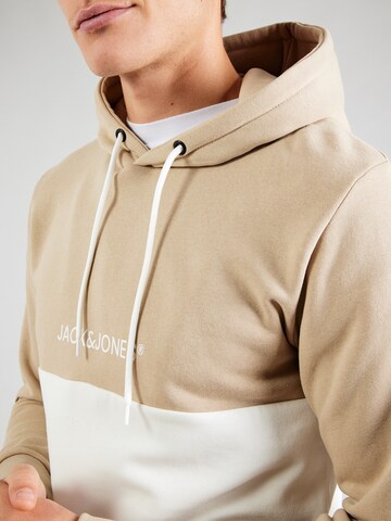 Sweat-shirt 'RYDER' JACK & JONES en beige