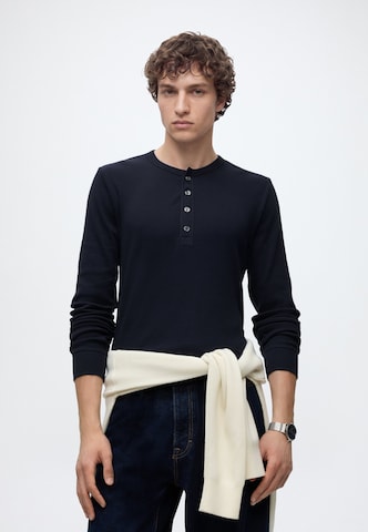Abercrombie & Fitch Shirt 'ESSENTIAL' in Blauw