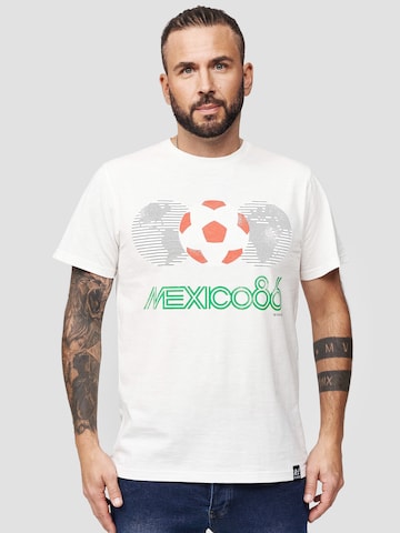 Maglietta 'Fifa World Cup 1986' di Recovered in bianco: frontale