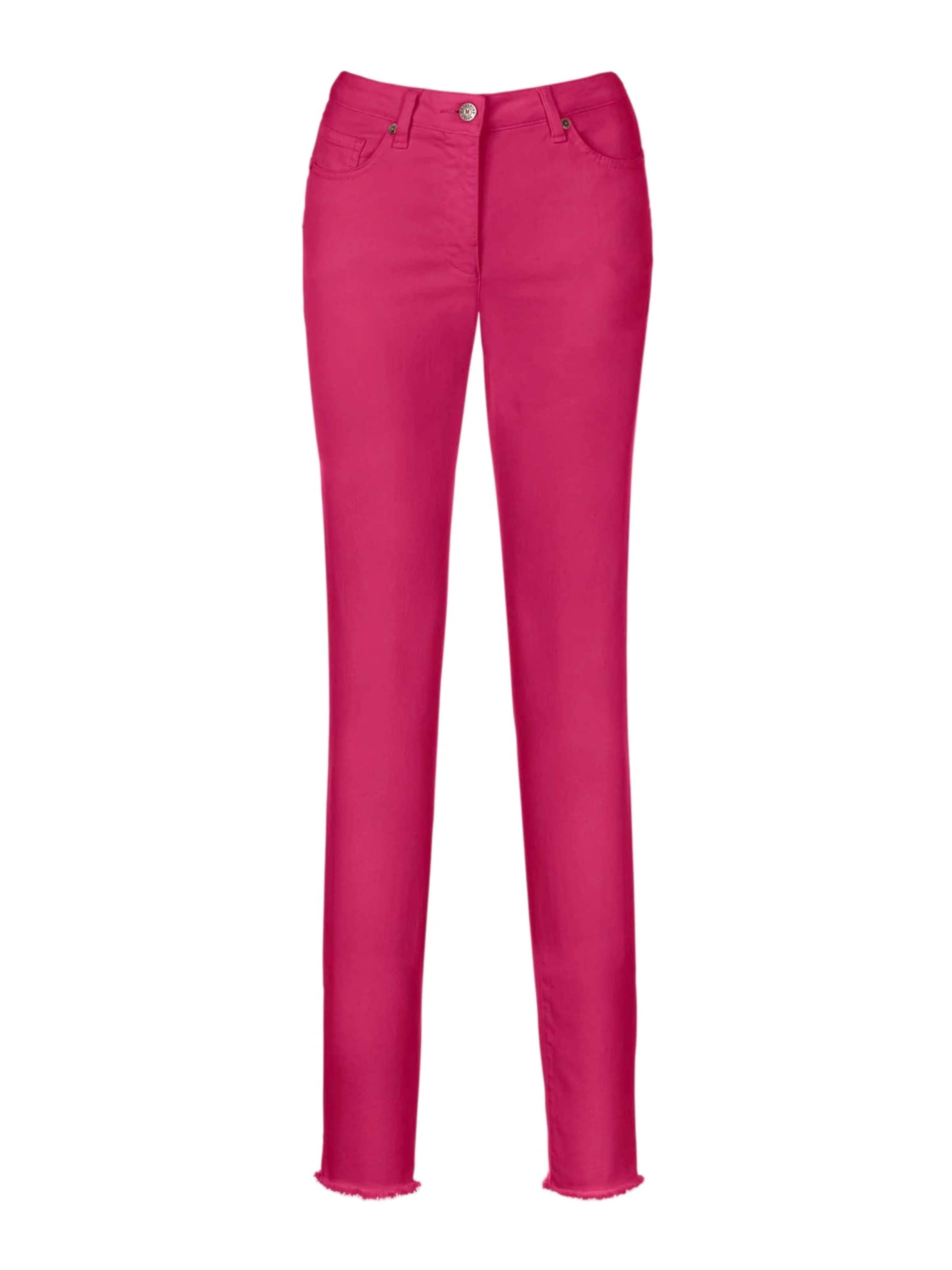 MADELEINE Skinny Jeans in Roze: voorkant