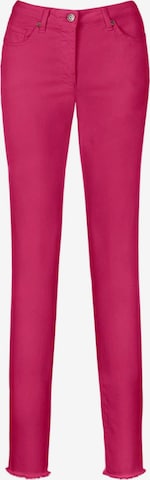 Skinny Jean MADELEINE en rose : devant