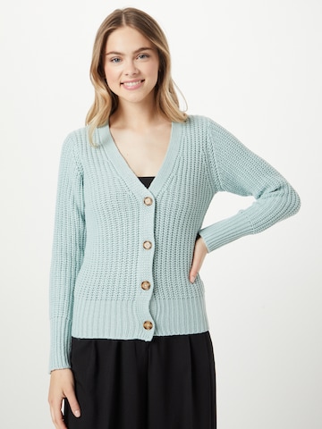 Soyaconcept Knit Cardigan in Green: front