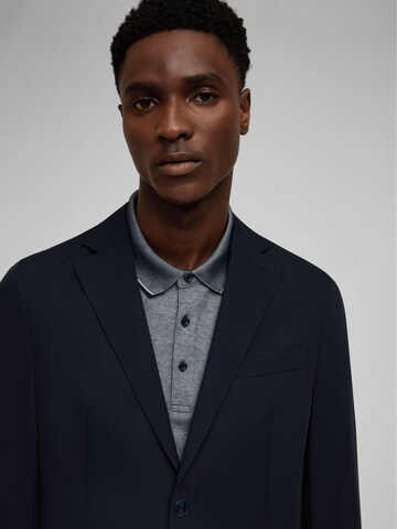 Coupe regular Veste de costume HECHTER PARIS en bleu