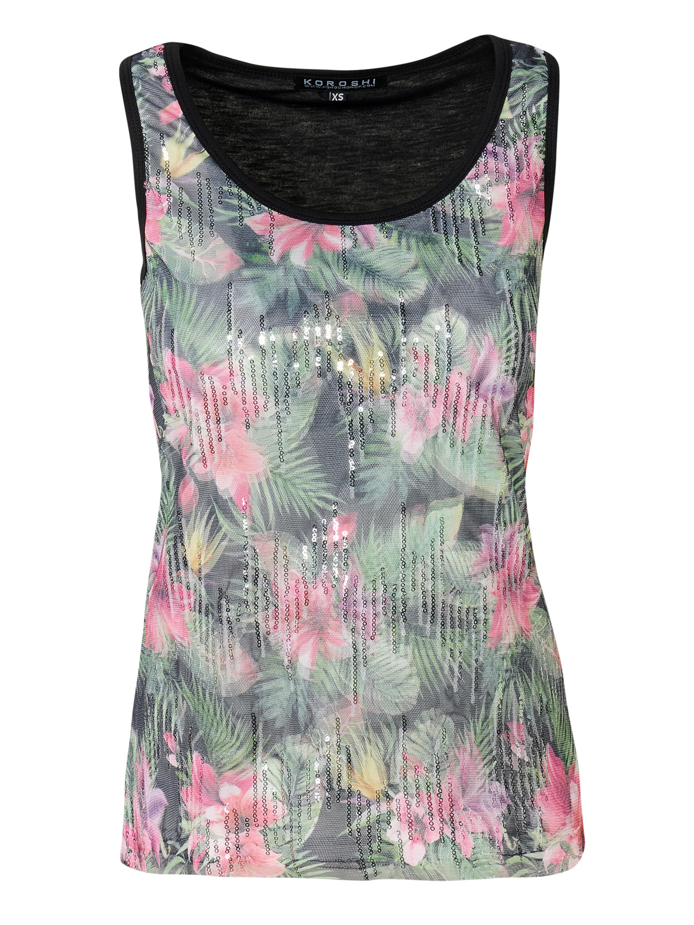 KOROSHI Топ в черно: отпред