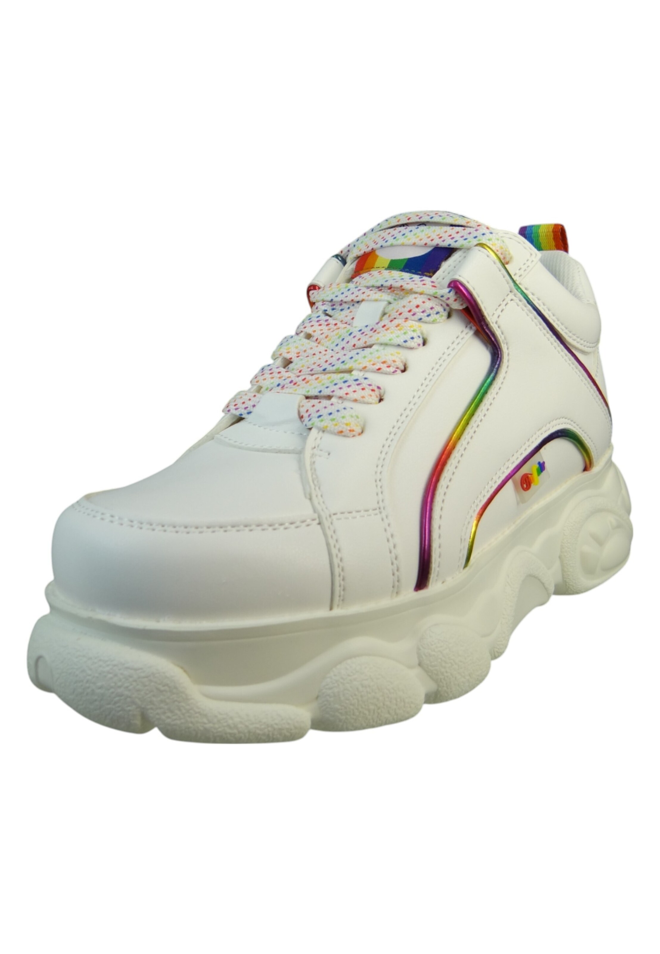 Baskets basses BUFFALO en blanc : devant