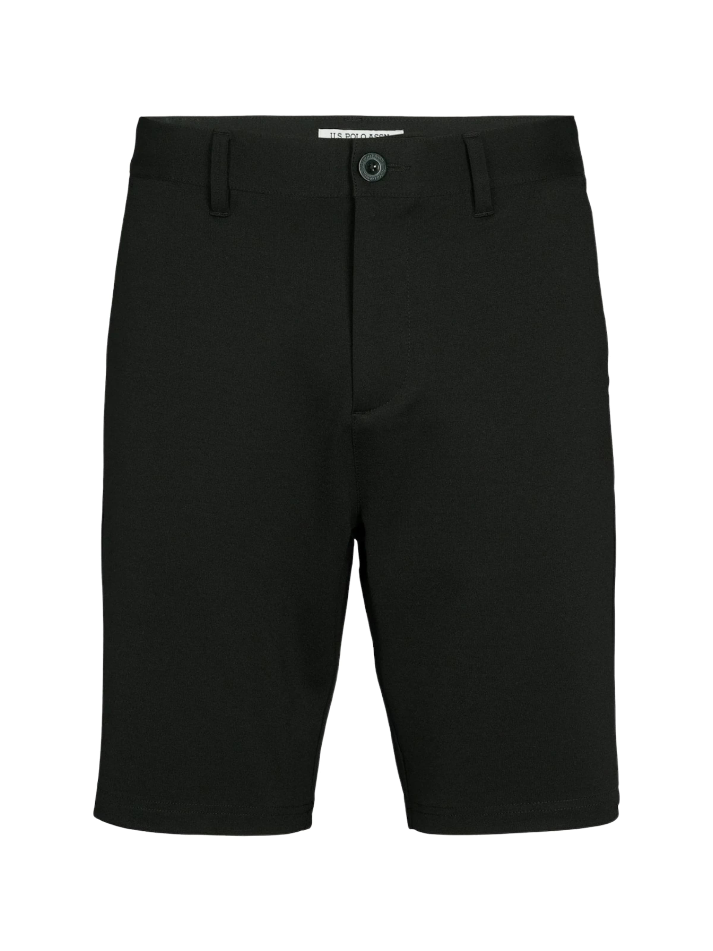 U.S. POLO ASSN. regular Lærredsbukser 'Jack' i sort: forside