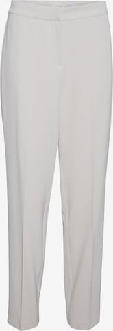 VERO MODA Loose fit Pleated Pants 'CHARITY' in Grey: front