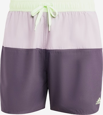 ADIDAS PERFORMANCE Athletic Swim Trunks 'CLX' in Purple: front