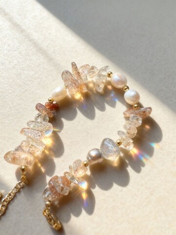 Nemomatheo Bracelet 'Eternal Grace' in Beige