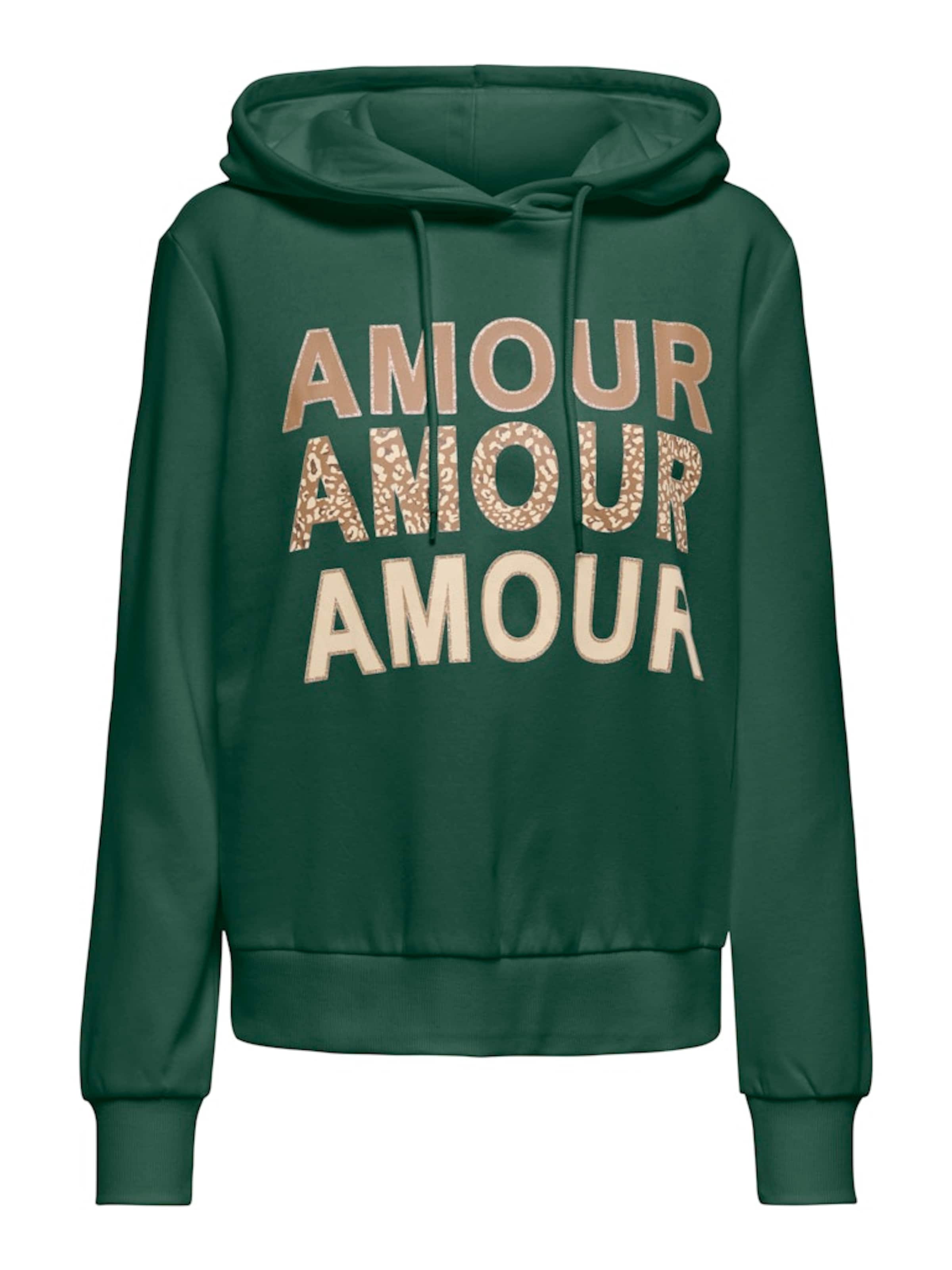 Sweat-shirt 'ONLMAIA' ONLY en vert : devant