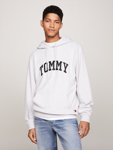 Tommy Jeans Sweatshirt in Grijs: voorkant