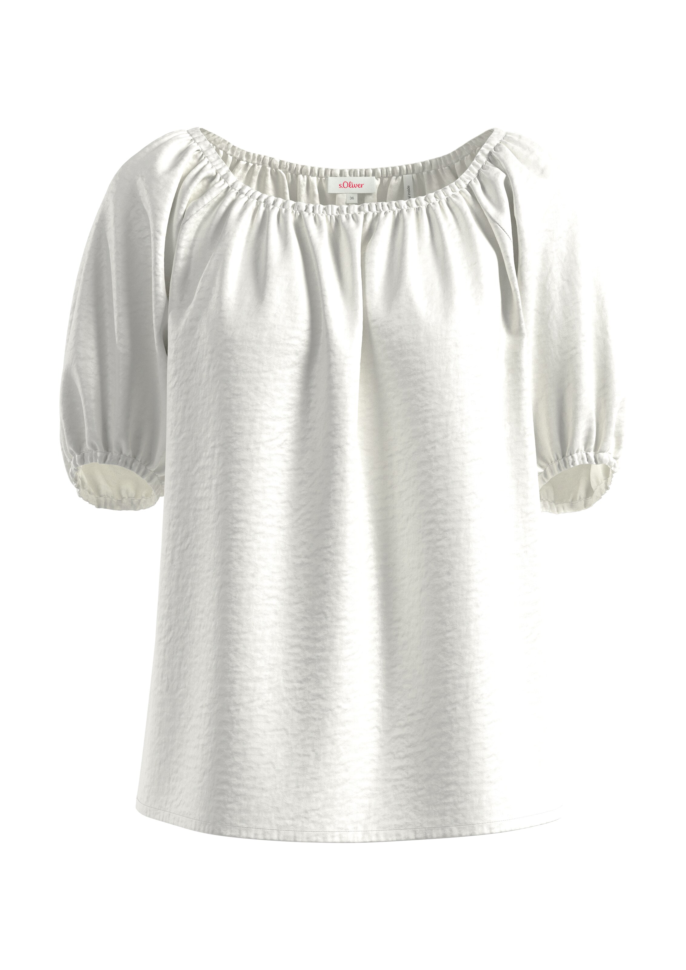 s.Oliver Bluse in Beige: Vorderseite