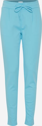 ICHI Tapered Broek 'KATE' in Blauw: voorkant