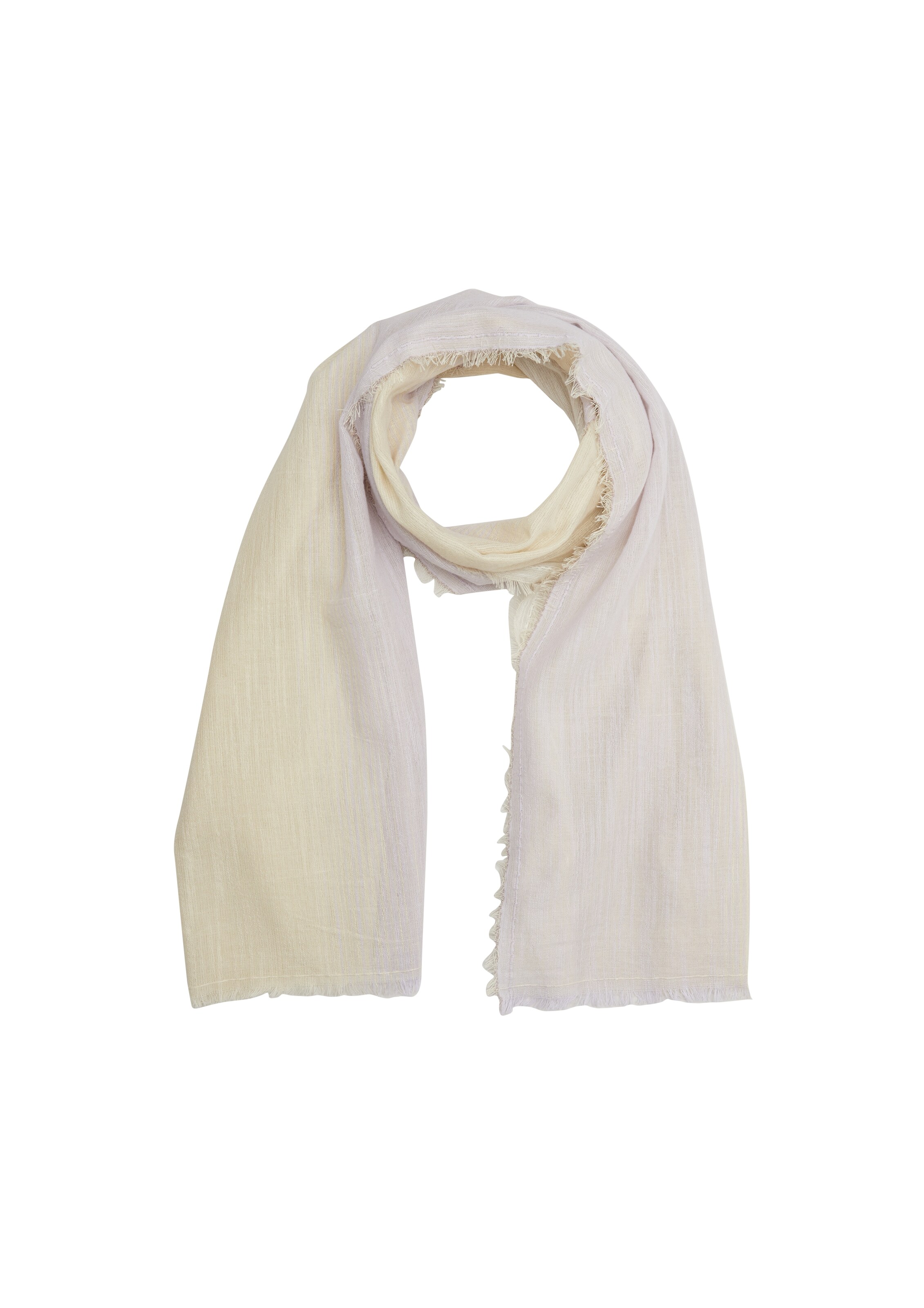 Écharpe COMMA en beige : devant
