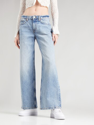 WEEKDAY Wide leg Jeans 'Imoo' i blå: framsida