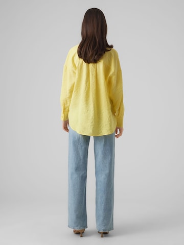VERO MODA Bluse 'Quenny' in Gelb